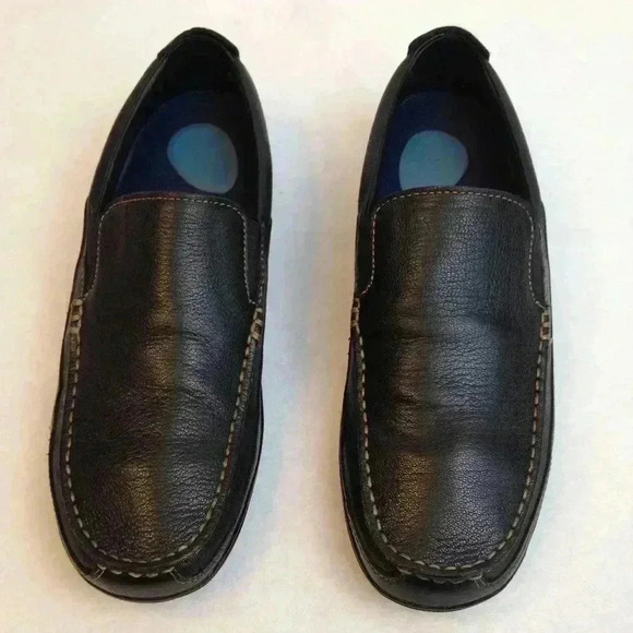 Cole Haan Other - Cole Haan Powerstep Protech Leather Black Loafer 8